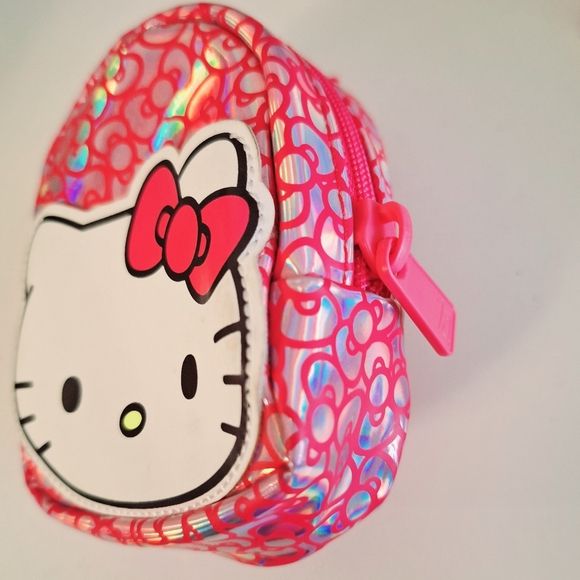 Iridescent Hello Kitty Backpack Coin Purse - Picture 4 of 4